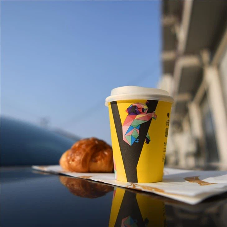 Custom Print Recyclable Disposable Coffee Cups